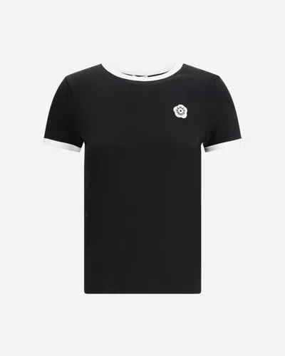Kenzo Logoed T-shirt In Black