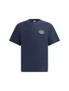 Kenzo Logoed T-shirt In Bleu Nuit