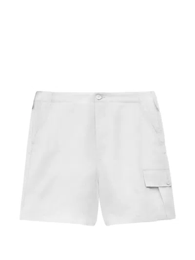 Kenzo Logo-embroidered Cargo Shorts In Multi