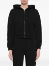 Kenzo Logo-embroidered Zip-up Hoodie In Black