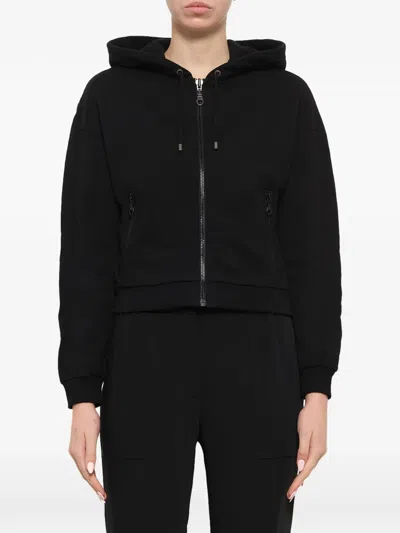 KENZO LOGO-EMBROIDERED ZIP-UP HOODIE