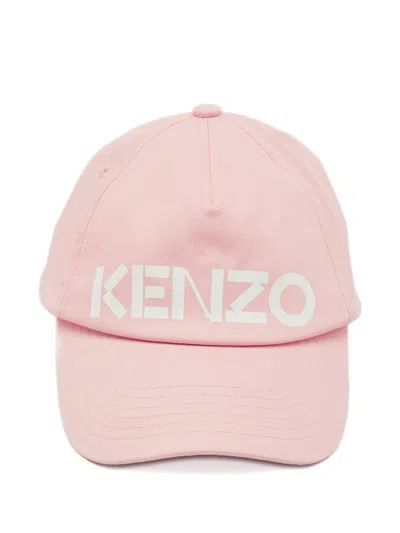 Pre-owned Kenzo Logo-print Baseball Cap In Pink