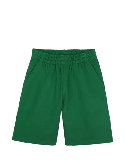 Kenzo Kids' Logo-print Shorts In Green