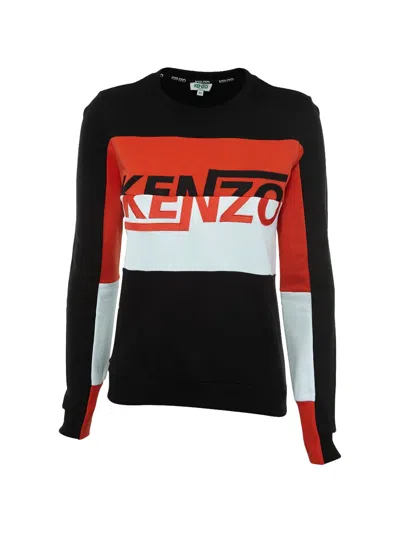 Kenzo Logo-print Sweatshirt In Black