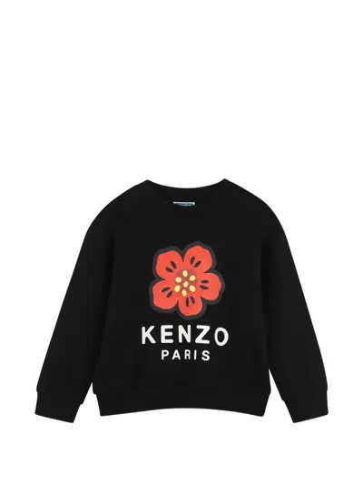 Kenzo Sweatshirt Mit Logo-print In Black