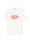 Kenzo Graphic Print Round Neck Short Sleeve T-shirt In Metallic