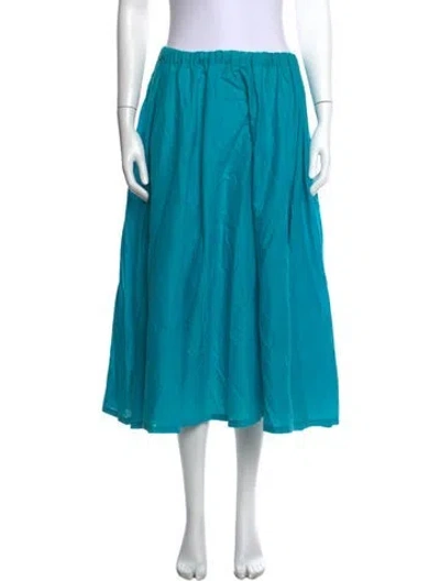 Pre-owned Kenzo Long Skirt In Blue