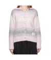 Kenzo Long Sleeve Cardigan In Pink