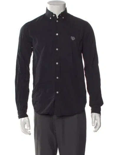 Pre-owned Kenzo Long Sleeve Shirt In Black