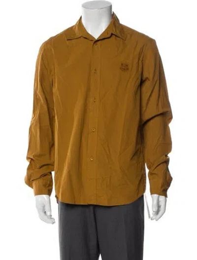 Pre-owned Kenzo Long Sleeve Shirt In Brown