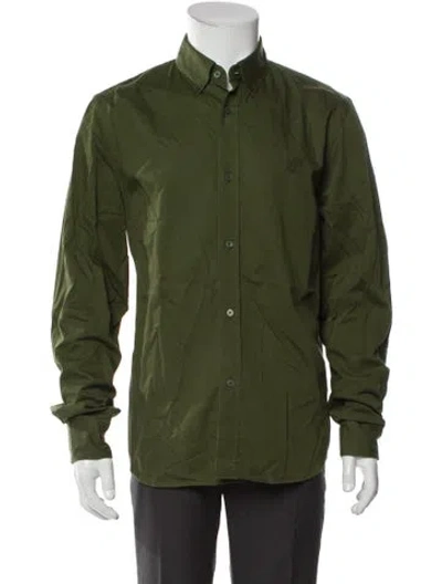 Pre-owned Kenzo Long Sleeve Shirt In Green