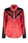 Kenzo Long Sleeve Shirt In Red