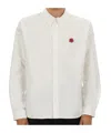 Kenzo Shirt With Boke Flower Embroidery In White