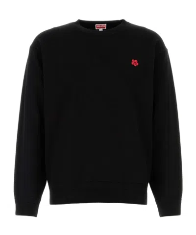 KENZO KENZO BOKE FLOWER EMBROIDERED CREWNECK SWEATER