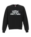 Kenzo Sweatshirt With A Distinctive Tiger Head In Black