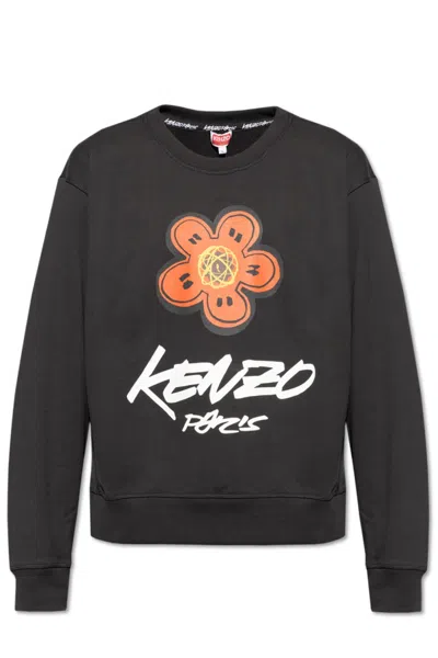 KENZO KENZO LOGO PRINTED SWEATSHIRT
