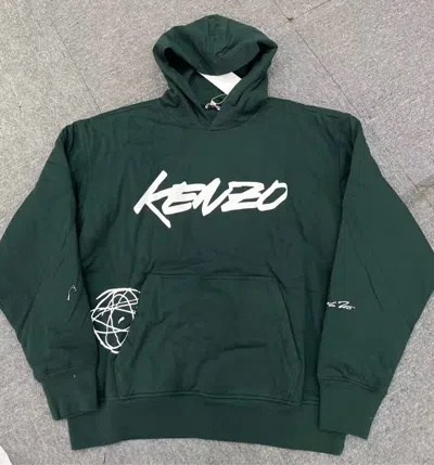 Kenzo Long Sleeve Sweatshirt In Green