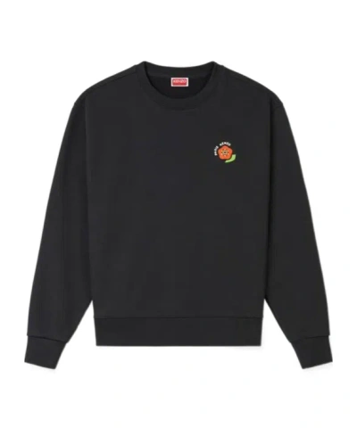 Kenzo Long Sleeve Sweatshirt In Black