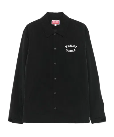 Kenzo Tiger-motif Jacket In Black