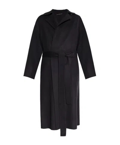 Kenzo Elegant Wool-cashmere Outerwear Jacket For Women In Black