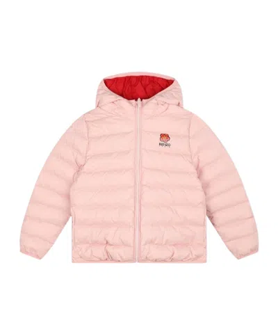 Kenzo Long-sleeved Cotton Clothes In Pink