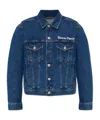 Kenzo Long-sleeved Denim Jacket In Blue