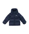 Kenzo Logo Puffer Jacket In Blue