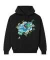 Kenzo Long-sleeved Hooded Hoodie In Black
