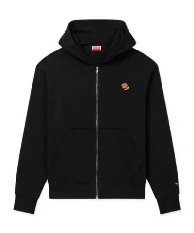 KENZO 'KENZO POP' EMBROIDERED ZIPPED HOODIE