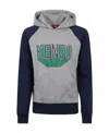 Kenzo Grey, Green And Blue Cotton Sweatshirt In Black