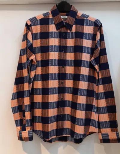 Kenzo Long-sleeved Shirt In Black