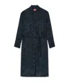 Kenzo Lapel Long-sleeved Windbreaker In Black