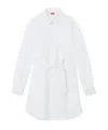 Kenzo Long-sleeved Shirt Skirt In White
