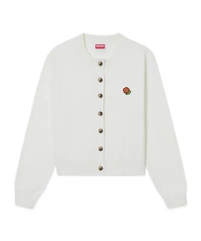 Kenzo Long-sleeved Shirt In White