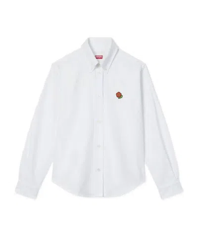 KENZO KENZO POP LOGO DETAILED SHIRT