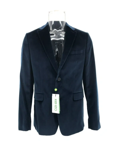 Kenzo Long Sleeved Suit Jacket In Black