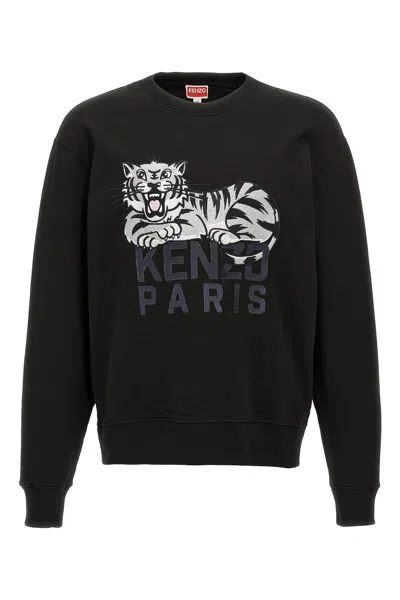 KENZO KENZO HAPPY TIGER CREWNECK SWEATSHIRT