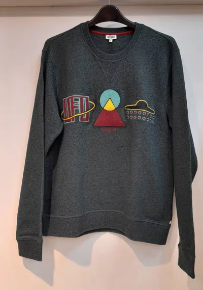 Kenzo Long-sleeved Sweater In Black