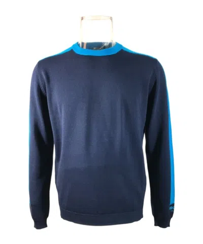 Kenzo Long-sleeved Sweater In Blue