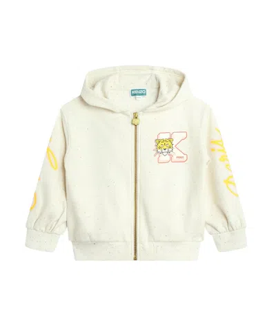 Kenzo Kids' Long-sleeved Sweater In White