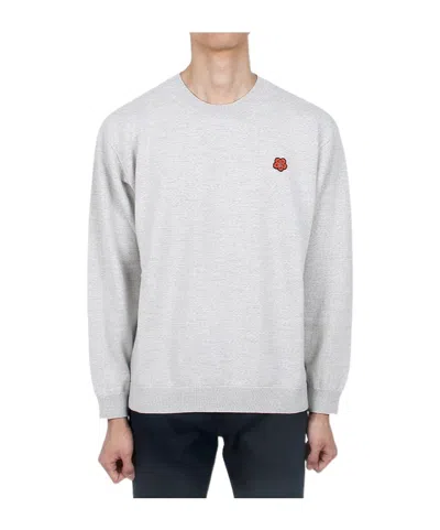 Kenzo Long-sleeved Sweater In White