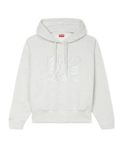Kenzo Long-sleeved Sweater In White