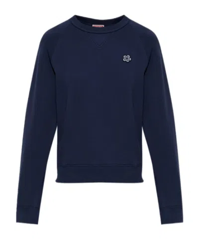Kenzo Long-sleeved Sweatshirt In Black