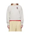 Kenzo Long-sleeved Sweatshirt In White
