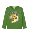 Kenzo Logo-print Cotton T-shirt In Green