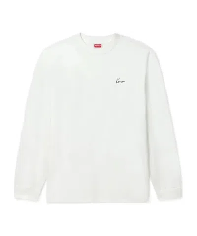 Kenzo Long-sleeved T-shirt In White