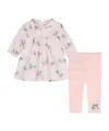 Kenzo Long-sleeved Top Set In Pink