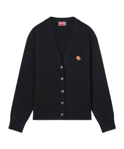 KENZO KENZO POP EMBROIDERED CARDIGAN