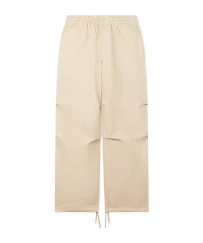 Kenzo Loose Fit Elastic-waist Pants In Brown