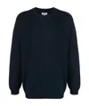 Kenzo Loose-fit Logo Jumper In Black